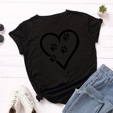 Load image into Gallery viewer, HEART PAW Women's T-Shirt