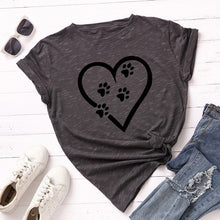 Load image into Gallery viewer, HEART PAW Women's T-Shirt