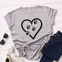Load image into Gallery viewer, HEART PAW Women's T-Shirt