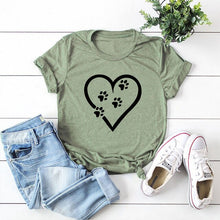 Load image into Gallery viewer, HEART PAW Women's T-Shirt