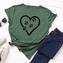 Load image into Gallery viewer, HEART PAW Women's T-Shirt
