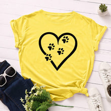 Load image into Gallery viewer, HEART PAW Women's T-Shirt