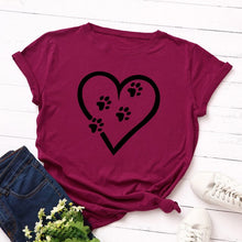 Load image into Gallery viewer, HEART PAW Women's T-Shirt