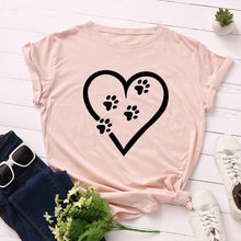 Load image into Gallery viewer, HEART PAW Women's T-Shirt