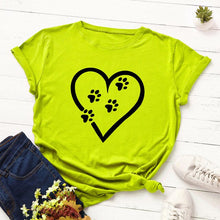 Load image into Gallery viewer, HEART PAW Women's T-Shirt