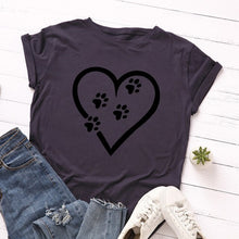 Load image into Gallery viewer, HEART PAW Women's T-Shirt