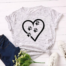Load image into Gallery viewer, HEART PAW Women&#39;s T-Shirt
