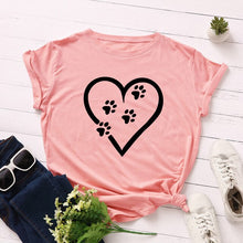Load image into Gallery viewer, HEART PAW Women&#39;s T-Shirt
